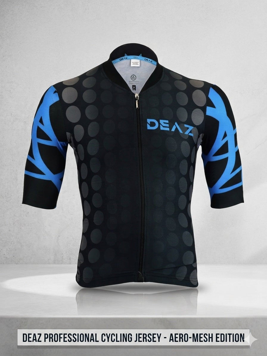 Maglia DEAZ high performance laser cut CYAN