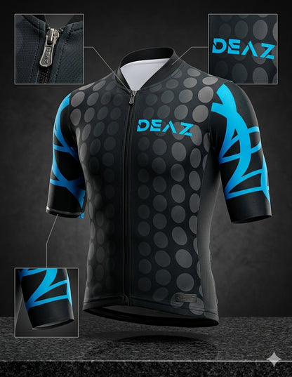 Completo DEAZ high performance laser cut CYAN + calze