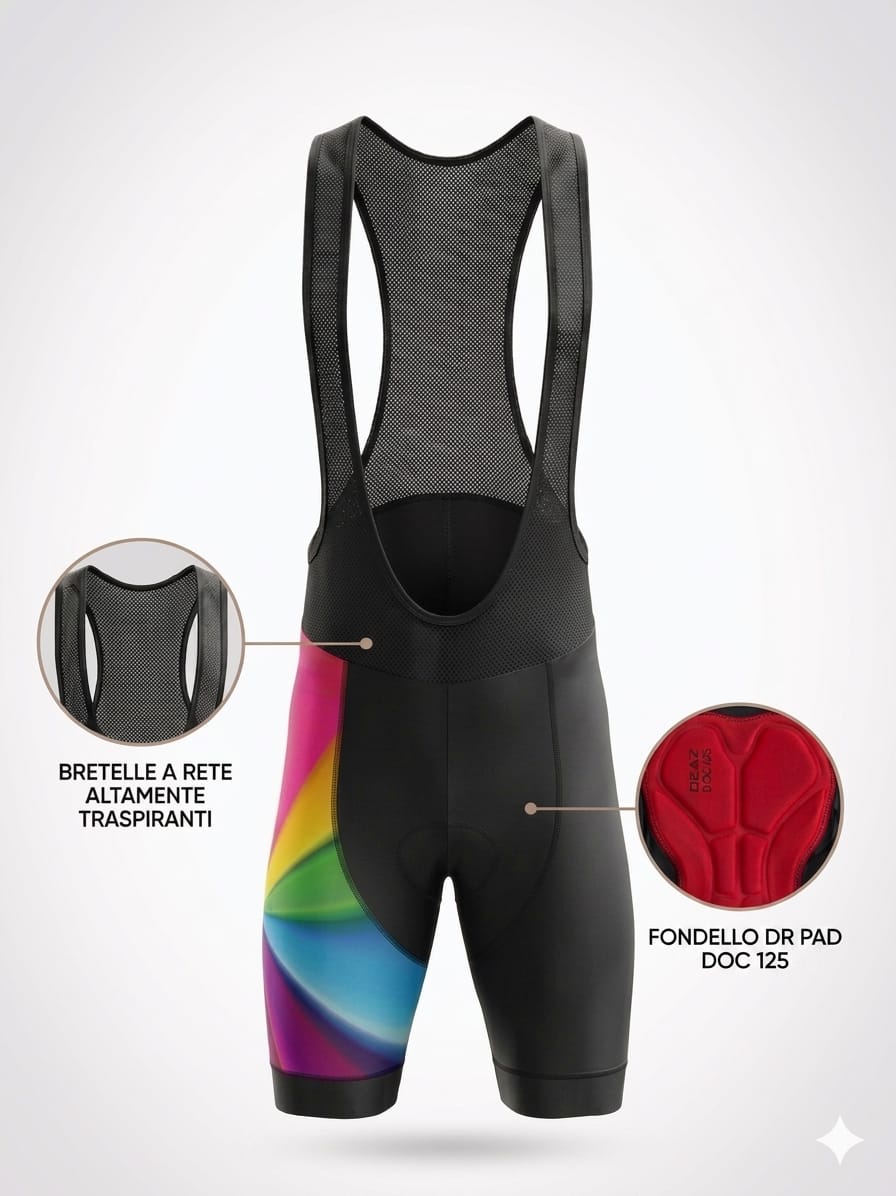 Completo DEAZ high performance laser cut Raimbow + calze