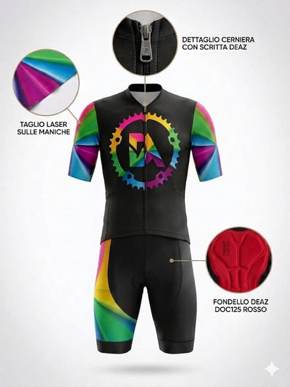 Completo DEAZ high performance laser cut Raimbow + calze