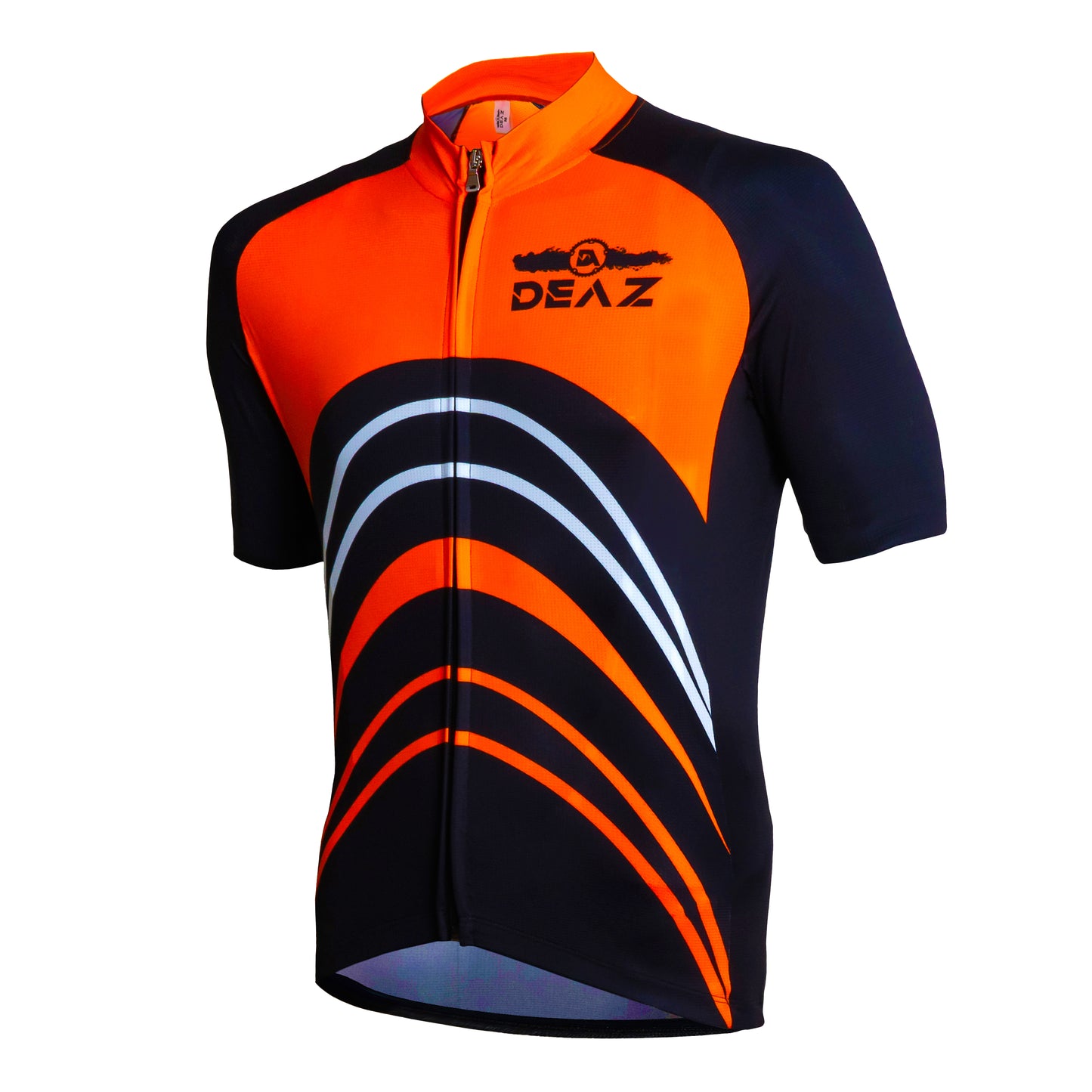 Maglia Deaz concealed hinge Estiva Nero/Arancio Fluo