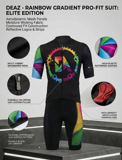 Completo DEAZ high performance laser cut Raimbow + calze